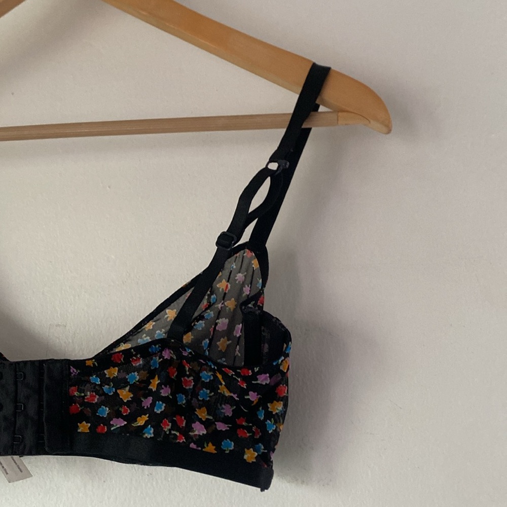 Free People 34D Capri Demo Wired Floral Bra - Picture 10 of 13